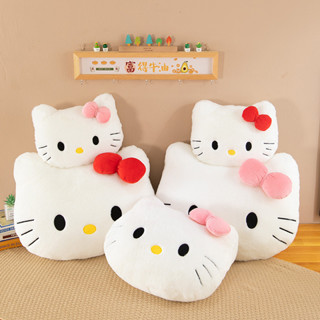 hellokitty 抱枕 可愛 大頭 沙發靠墊 貓 毛絨 沙發 椅子靠枕 高顏值 卡通 少女 兒童 靠枕 禮物