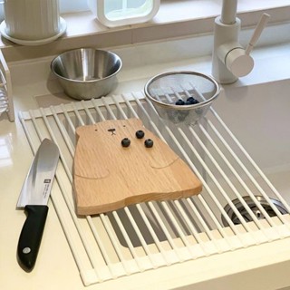 瀝水架水槽碗架可摺疊洗碗池碗盤碗碟收納架廚房置物架水池瀝水籃