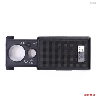 Led 便攜式幻燈片 30x 60x 放大鏡紫外線顯微鏡 30x 60 便攜式 Hstt 輸出顯微鏡 Btm 幻燈片 I