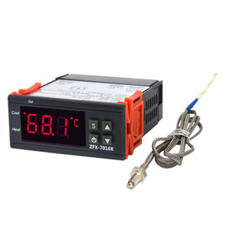ZFX-7016K智慧高溫控制器 智慧數顯溫控儀 1-999度爐頭烤箱控制開關 30A 24V