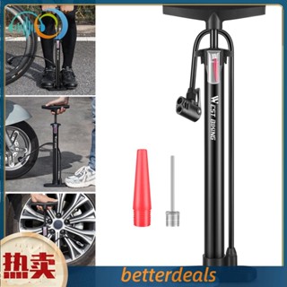 WEST BIKING腳踏車打氣筒 家用立式充氣泵 電動車機車160PSI高壓氣筒