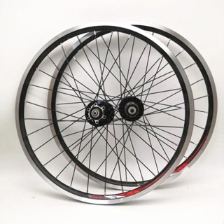 Litepro 折疊自行車 20 英寸 406 451 輪組密封軸承 Novatec 花鼓碟剎 7 8 9 10 速車輪