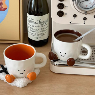 WindSing居家生活 ins風創意腳丫馬克杯 水杯陶瓷杯下午茶咖啡杯拉花杯馬克杯