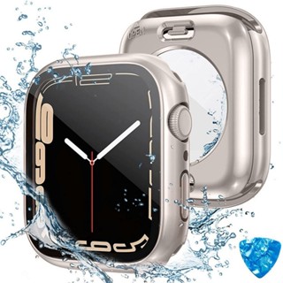Apple Watch Ultra2 防水保護套 49mm 45 41 40 44mm 360 玻璃保護膜後保險槓框架適