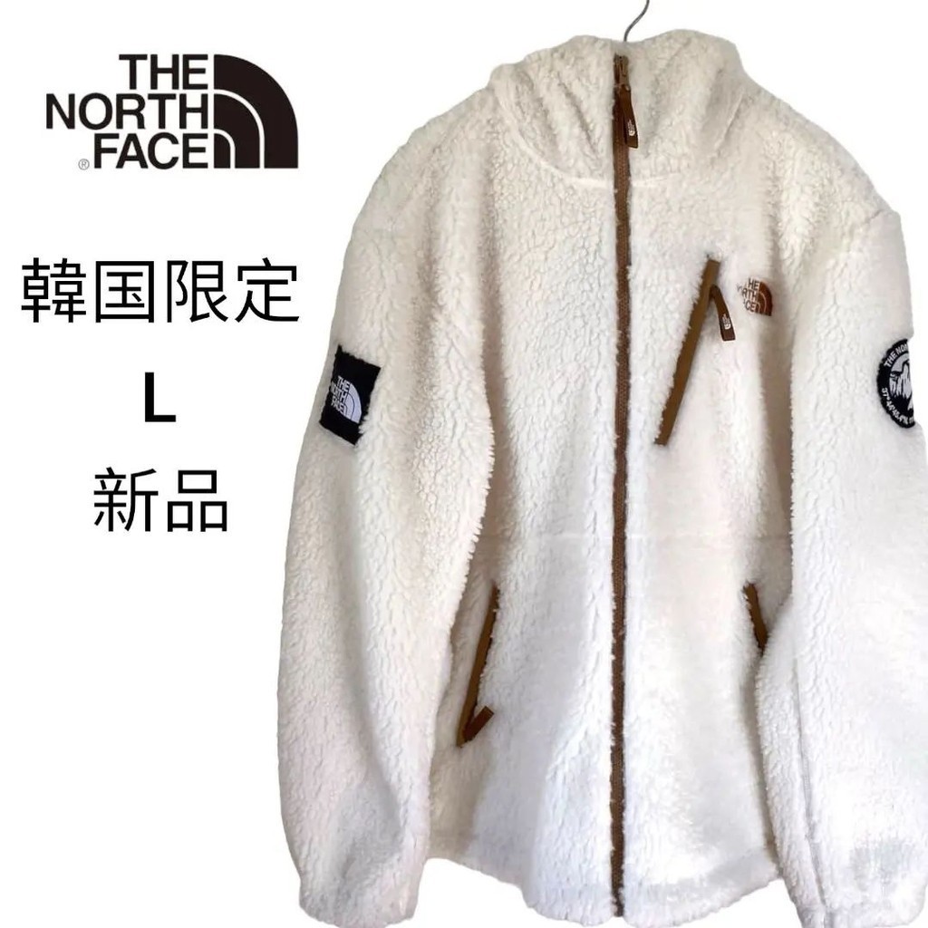 近全新 THE NORTH FACE 北面 帽T 毛絨外套 Boa 白色 日本直送 二手