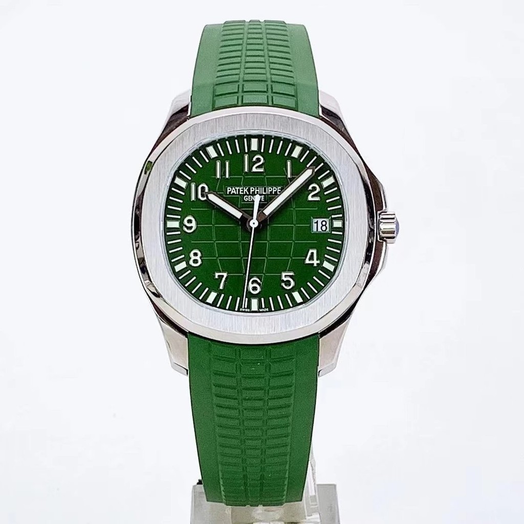 ZF廠手錶百達翡麗AQUANAUT系列5168G-010海底探險系列手雷橡膠錶帶自動機械腕錶42mm