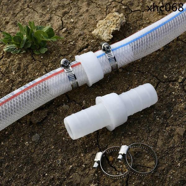 爆款· 4分6分1寸軟管快速接頭塑膠水管修補活接頭雙通頭農用膠管連接件