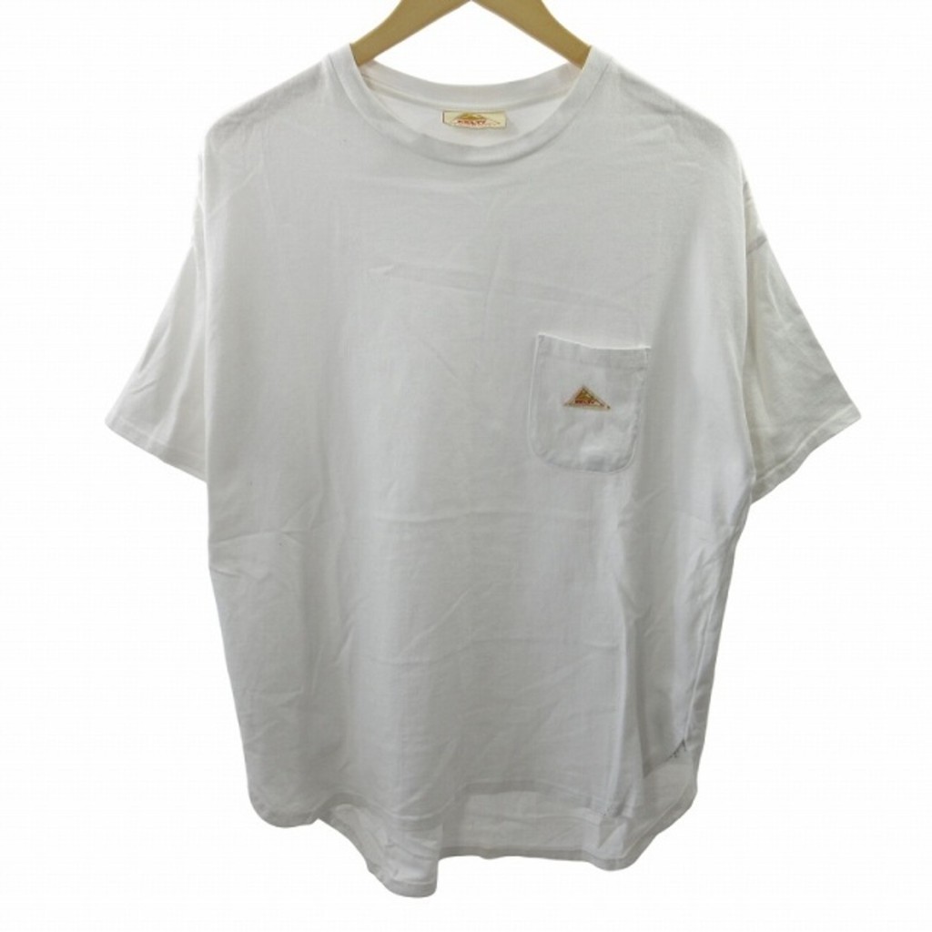 Celty Kelty 口袋 T 恤剪裁及縫製短袖白色 F 碼 日本直送 二手