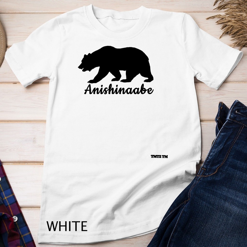 Makwa Anishinaabe Ojibwe Language Chippewa 熊中性 T 恤