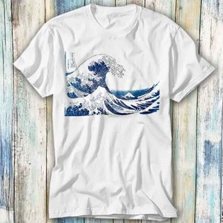 The Great Ramen Off Kanagawa Under A Wave 日本藝術印章藝術品 T 恤 1424