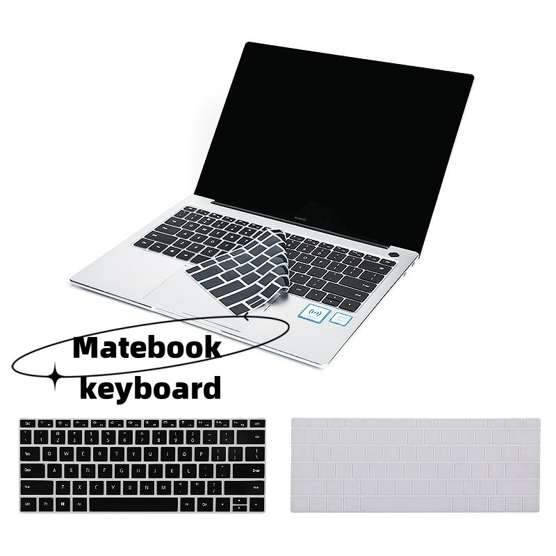 鍵盤保護套光可見 Matebook D14 D15 鍵盤皮膚矽膠保護套適用於華為 Matebook 13 14 X Pr
