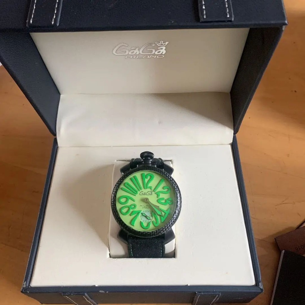 GaGa Milano 手錶 Manuale 綠 日本直送 二手