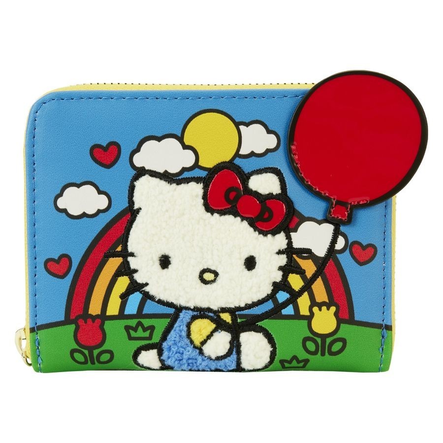 LOUNGELFY Hello Kitty 50周年環形皮夾 eslite誠品