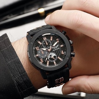 新款ins 男士手錶男學生潮流休閒運動大表盤矽膠石英腕錶