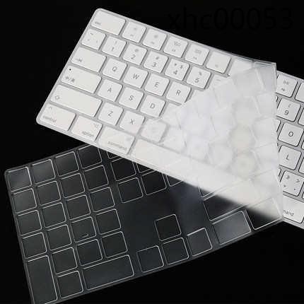 熱銷· iMac鍵盤膜適用蘋果一件式機妙控二代鍵盤保護膜超薄透明按鍵貼TPU