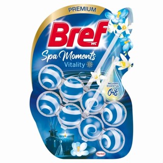 Bref 懸掛式馬桶清潔球 SPA精油系列- 麝香薄荷50g*2