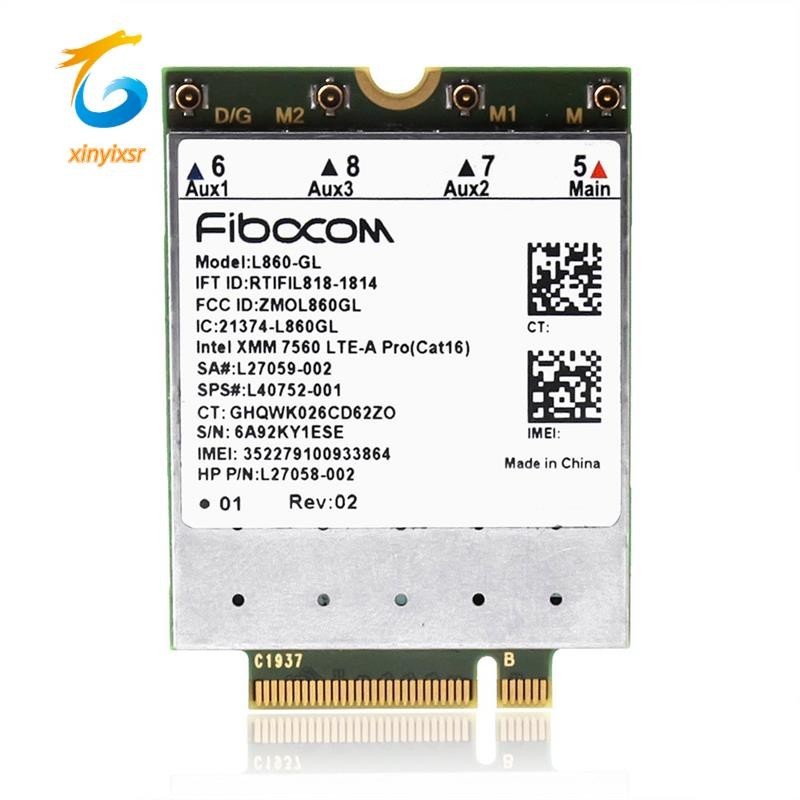 Fibocom L860-GL 全網通 4G 模塊適用於 HP X360 830G6 840G5 840G6 850G6