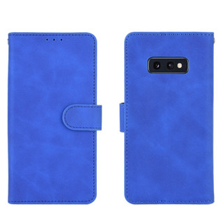適用三星S10e手機殼Samsung S10e保護套插卡磁扣膚感牛皮紋翻蓋商務皮套素面防摔手機殼書本式皮套