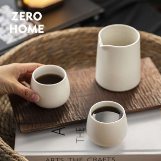 攪拌杯 電動攪拌杯 ZEROHOME 陶瓷聞香品鑑杯拿鐵杯咖啡杯日式手握杯店用combo出品杯