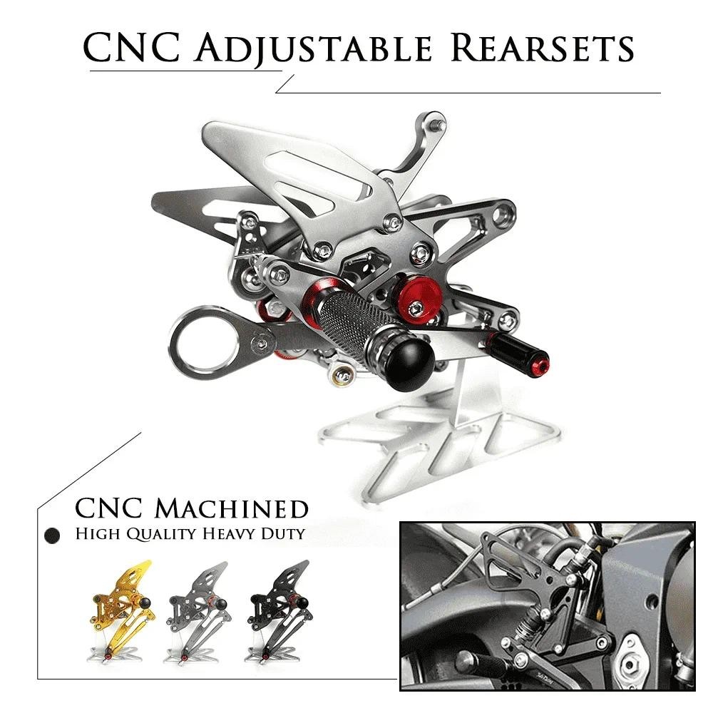 Bmw S1000RR S1000R 2009-2014 摩托車 CNC 鋁製腳踏板可調節後座腳釘