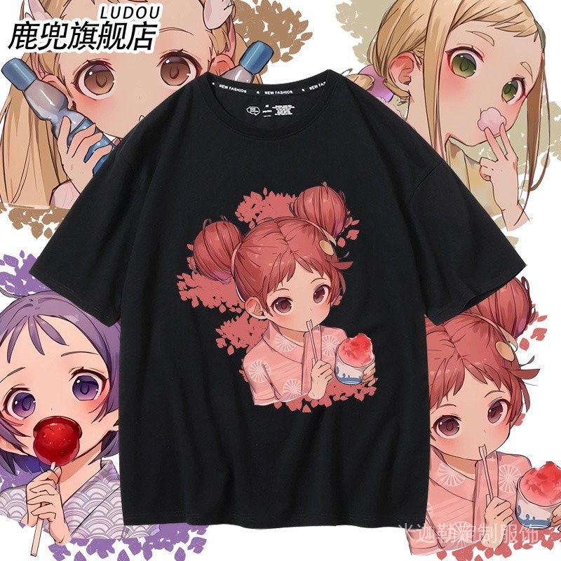 萬代小魔女doremi見習魔女春風同學周邊重磅t恤男T恤男女寬鬆純棉衣服