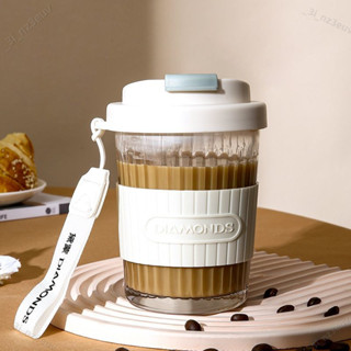 ✨新品✨學生宿舍水杯子 玻璃杯 咖啡杯 高顏值 耐高溫杯子便攜隨行杯茶杯
