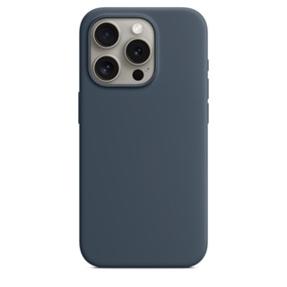 風暴藍色 - MagSafe 矽膠保護殼 適用於iPhone 15 15Pro 15ProMax