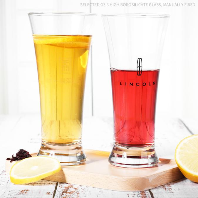 客製化【玻璃杯】廣告杯 印字 水杯 訂製logo 玻璃杯 刻字 果汁杯 商用透明 耐熱 飲料杯