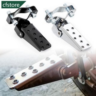 Cfstore 通用 2 件摩托車零件復古摩托車夾式鋼製可折疊腳踏板 MTB BMX 自行車折疊踏板腳踏板腳踏 Y7Z6