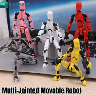 減壓玩具 - 多關節可動機器人 - 3D 打印人體模型玩具 - 有趣的伸縮機器人 - 動漫人物娃娃模型 - 拉伸管玩具
