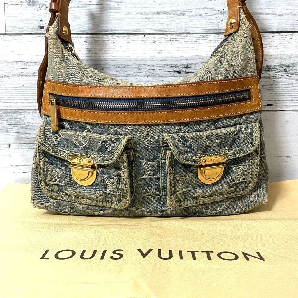 LOUIS VUITTON 路易威登 肩背包 M95049 老花Monogram PM 日本直送 二手