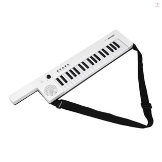 吉他電子琴帶迷你鍵盤37鍵電子鍵盤鋼琴可充電兒童鋼琴