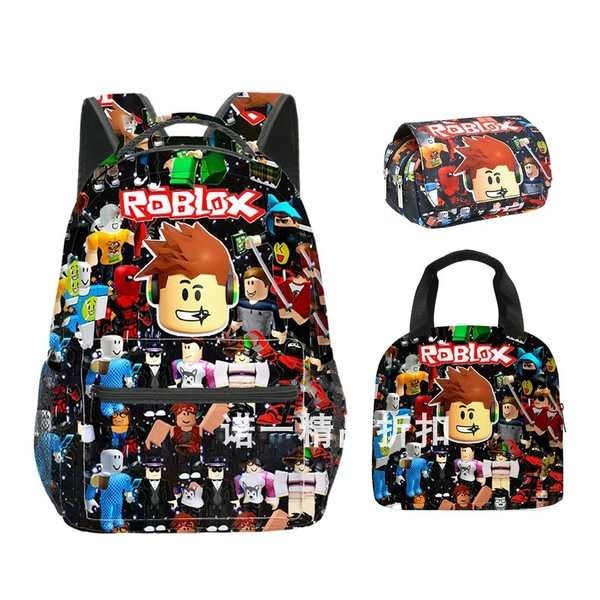 ROBLOX筆袋餐包書包套裝小學生遊戲動漫背包2-3-4-5-6年級輕便