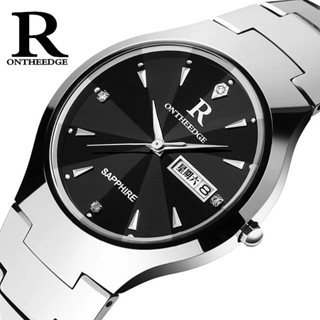ONTHEEDGE手錶 鎢鋼手錶 男士男表 石英錶 防水商務超薄學生腕錶 R028