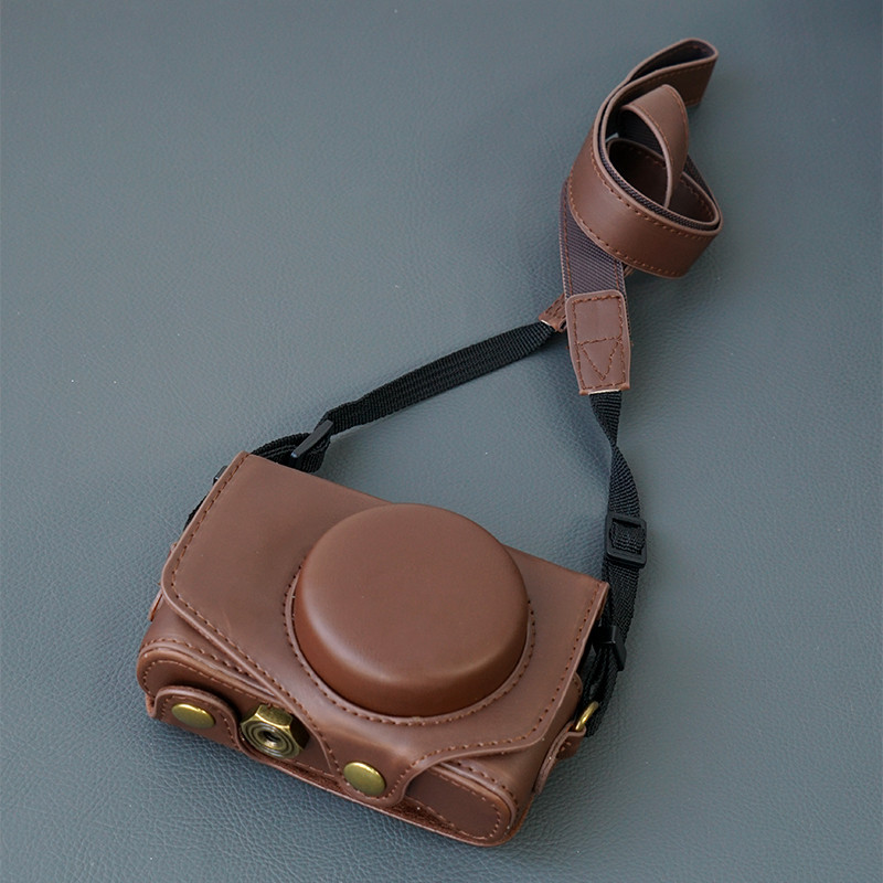 現貨  攝影保護殼  相機皮套  保護套 相機保護套復古相機包適用於佳能SX740 HS SX720 HS SX730相