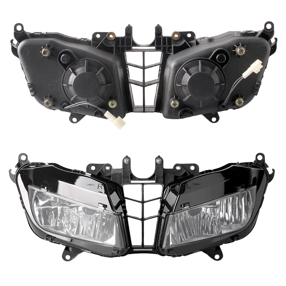 HONDA 摩托車頭燈頭燈頭燈頭燈頭燈頭燈總成適用於本田 CBR600RR F5 CBR 600 RR 2013-201