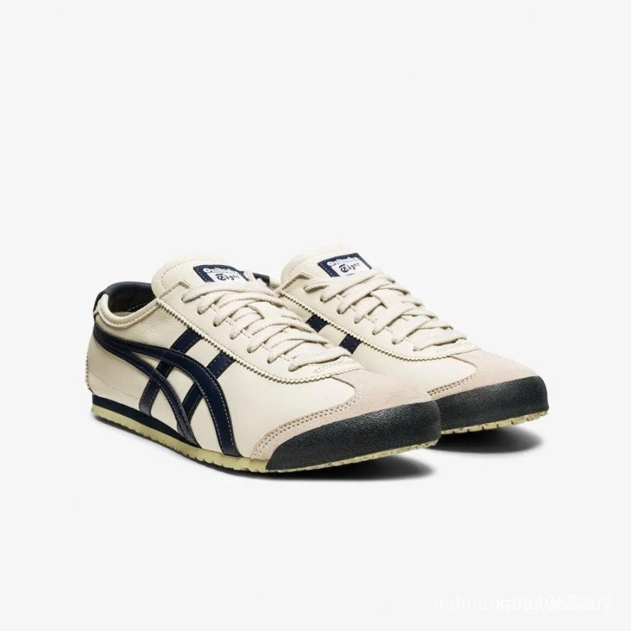 OFF WHITE Onitsuka tiger ORIGINAL 墨西哥 66 套穿白色黑色免費紙袋和襪子 EURI