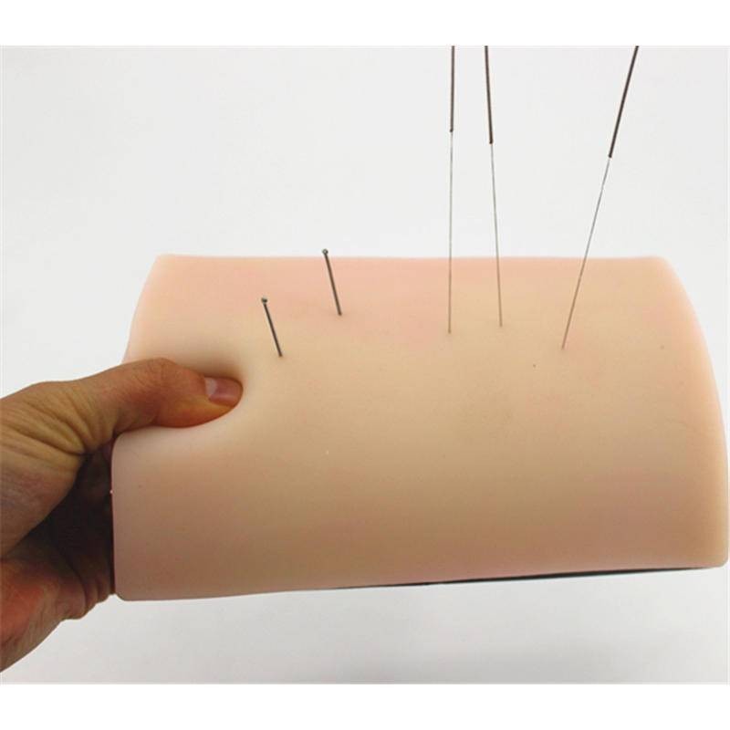 { 教學模型 }中醫練習針刺訓練模塊模擬人體穴位鍼灸手法培訓模型扎針皮膚模具.K8