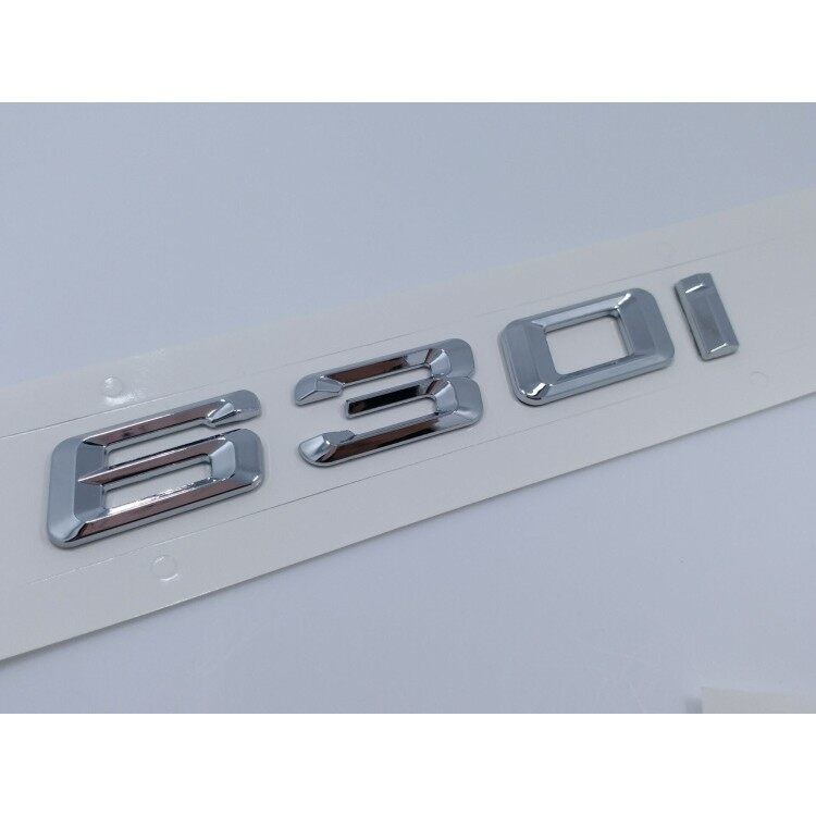 BMW 2020 新升級適用於寶馬 6 系列 630i 640i 650i 645i 後行李箱尾蓋編號刻字貼花汽車徽章標
