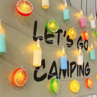 🔥【BANZ】LED燈串 防水露營燈 氣氛燈 造型燈 派對用品 生日佈置 背景燈 檸檬燈串 多種造型
