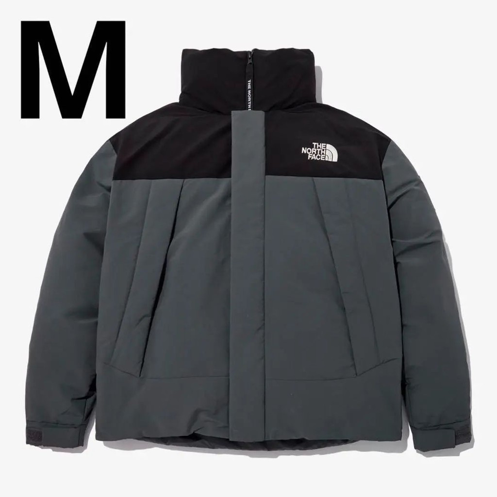 近全新 THE NORTH FACE 北面 羽絨服 夾克外套 700FP Nuptse 灰色 黑色 日本直送 二手