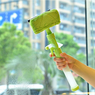 【臺灣熱銷】雙面擦玻璃清潔工具 噴水擦窗神器玻璃刮擦窗器刷子免水洗擦窗器