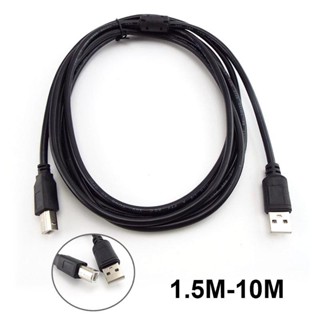 Usb 2.0 列印電纜 A 型到 B 型公對公列印機延長線用於標籤列印機 DAC 延長線 TWK1