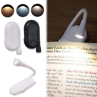 眼睛保護,可調節,電池供電 - LED 迷你夾式閱讀燈 - USB 可充電小夜燈 - 適用於臥室旅行露營 - 夾式學習檯