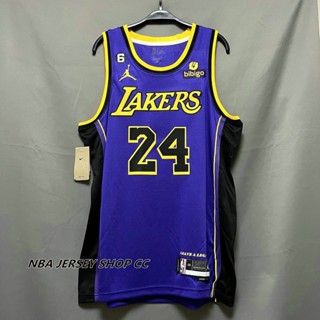 #24 Angeles KobeˉBryant Los 【高湖人隊 NBA 版品質】2023-23 熱壓球衣新款男士紫色