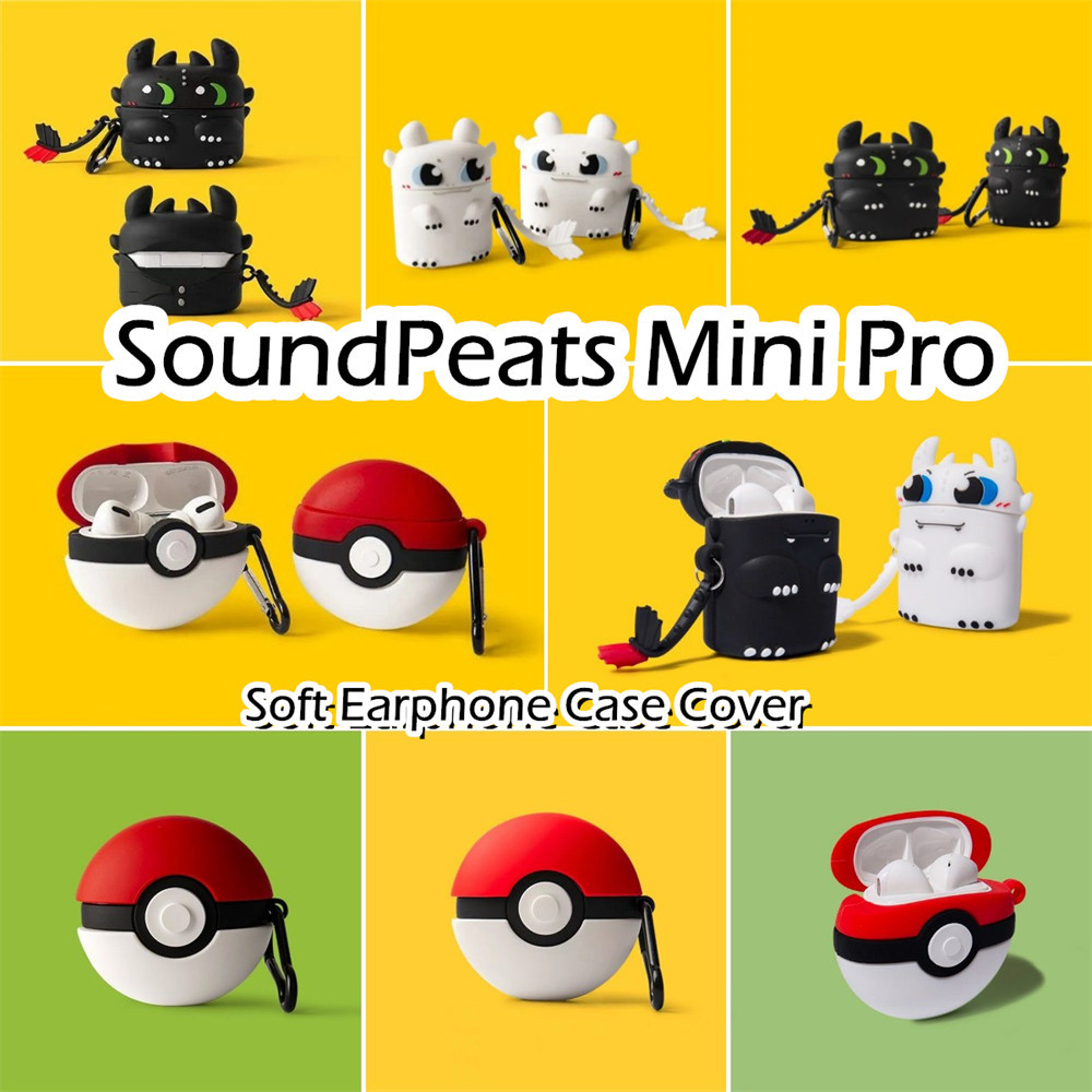 [有貨] 適用於 SoundPeats Mini Pro Case 創意卡通軟矽膠耳機套外殼保護套
