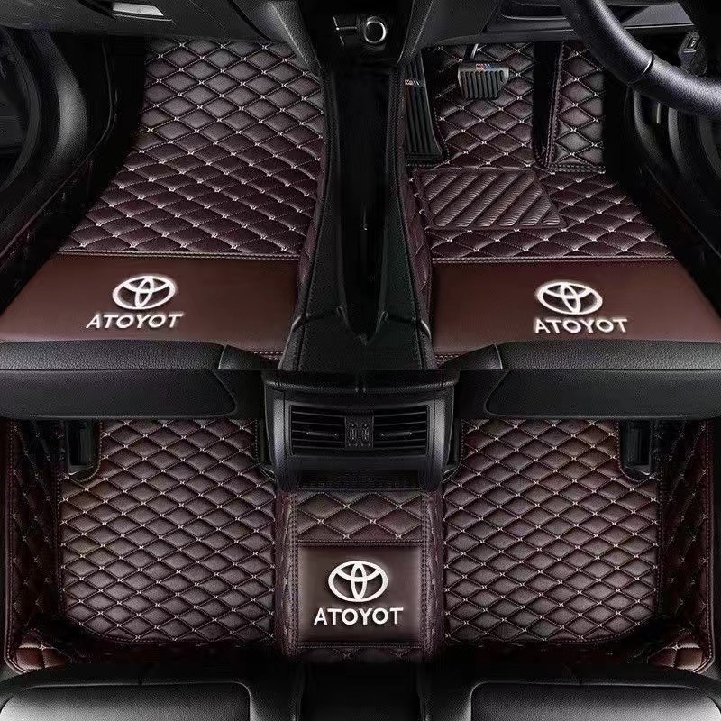 順順車品-Toyota豐田Zelas Alphard Sienna Sequoia 腳墊腳踏墊加厚全包型專用全包圍貼