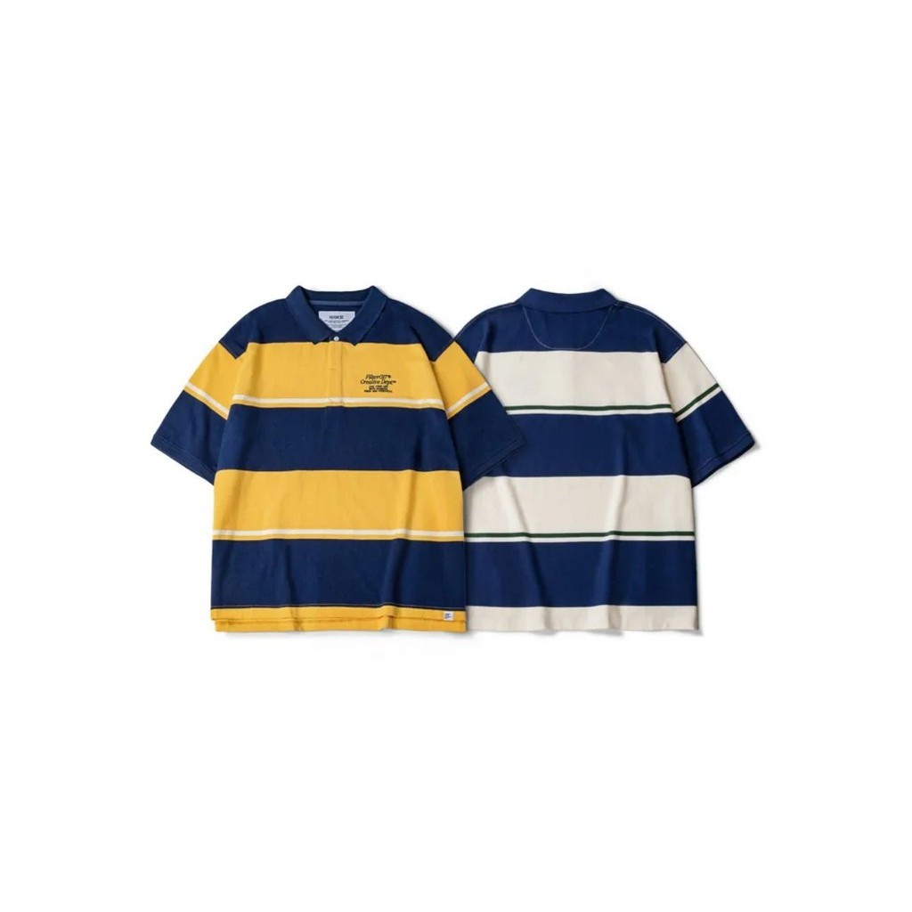 FILTER017® Striped Polo Shirt 針織條紋POLO衫