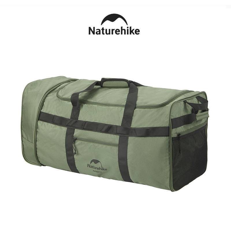 Naturehike 挪客戶外旅行包 88L 手提行李包帶輪子可折疊拖輪包 行李包 大號露營行李袋 XS03