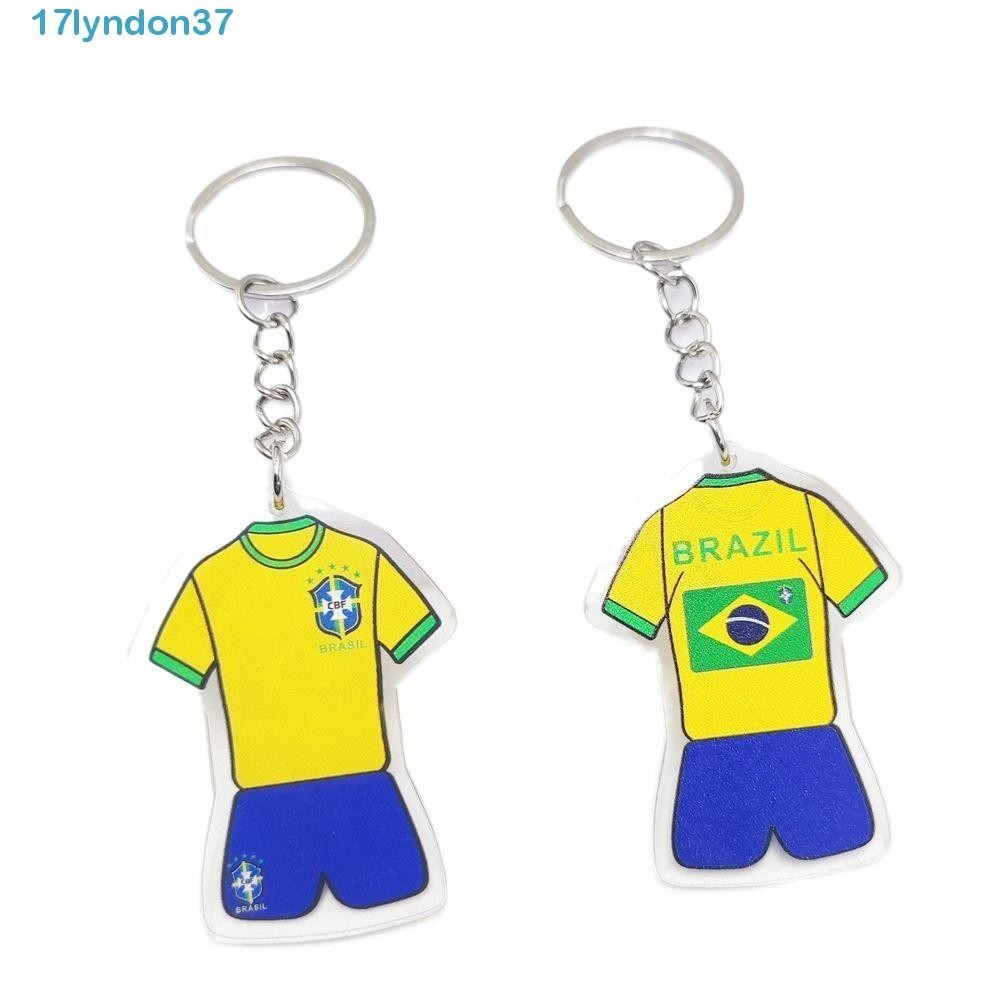 LYNDONB足球鑰匙圈,阿根廷墨西哥足球鑰匙鏈,吊墜加納卡塔爾摩洛哥歐洲杯吊墜珠寶首飾